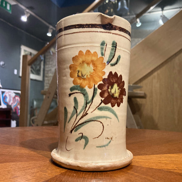 Pretty Brown Stoneware Jug