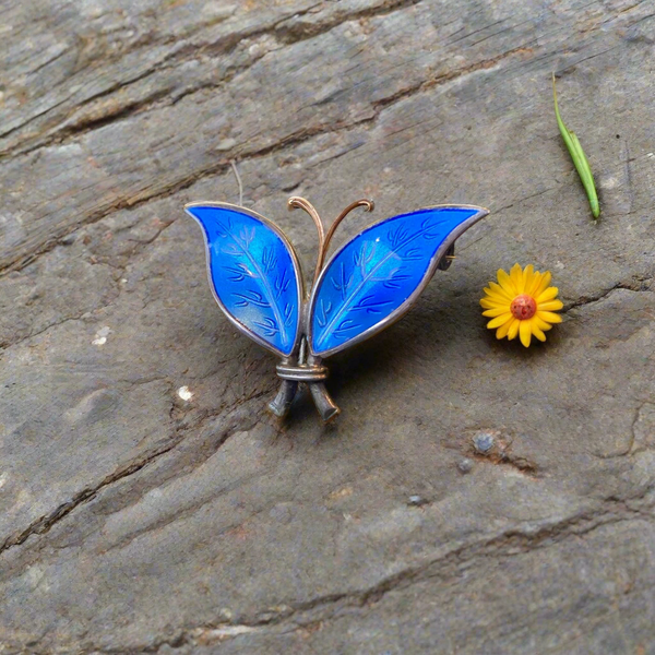 David Andersen Leaf Brooch