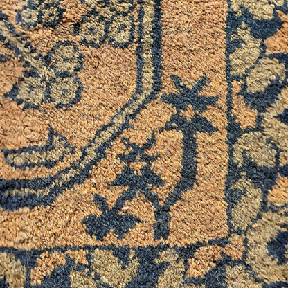 1960s Golden Afghan Rug