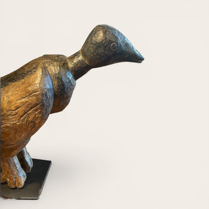 Carved African Bird Sculpture
