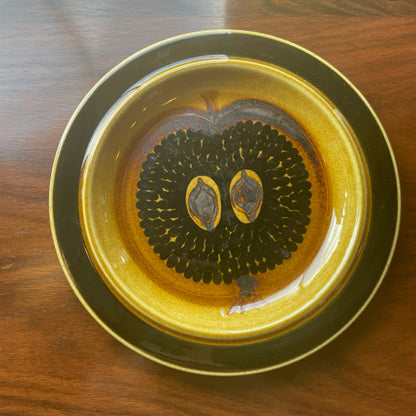 Arabia Brown Apple Plate