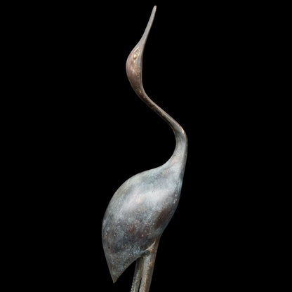 Midcentury Bronze Herons