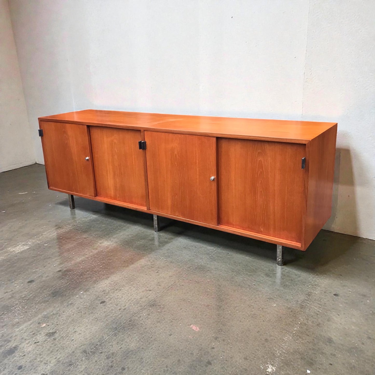 Florence Knoll Walnut Credenza