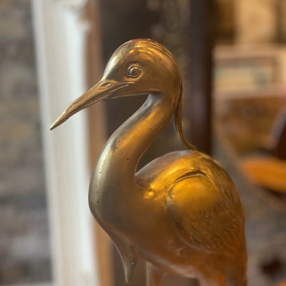 Art Deco Crane Sculpture