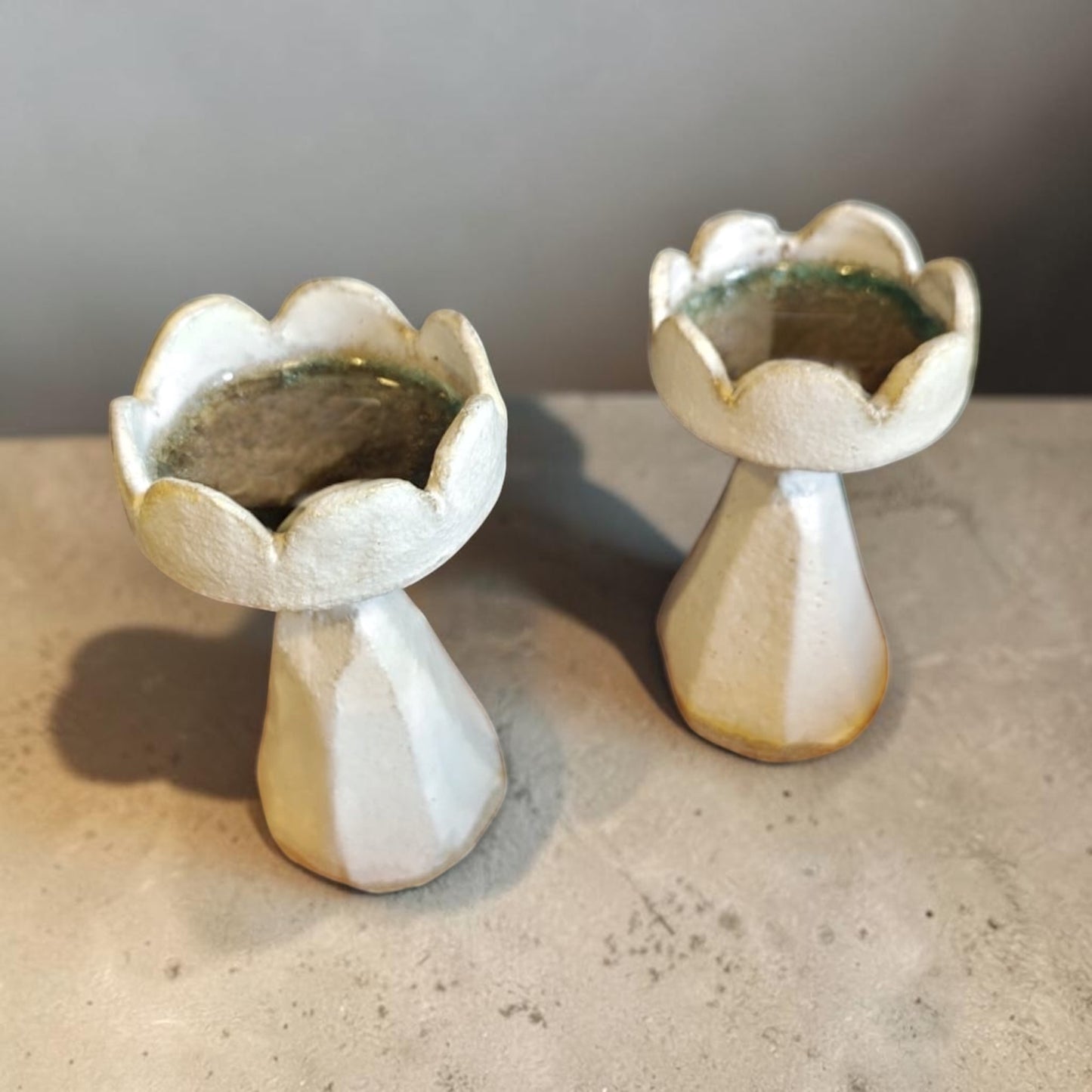 Stoneware Candle Holder