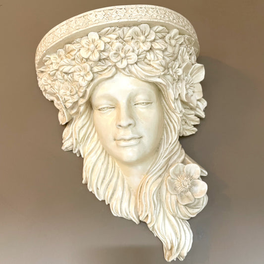 Vintage Female Head Corbel