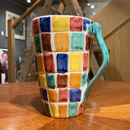 Italian Mosaic Painted Jug