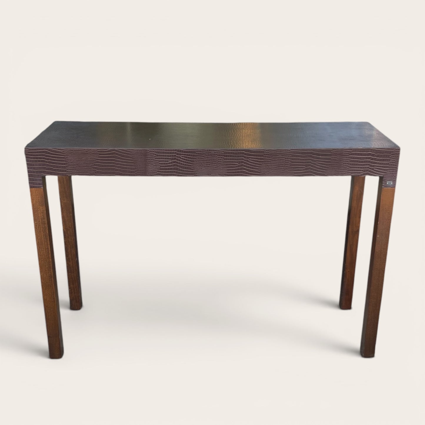 Alma Crocodile Console Table