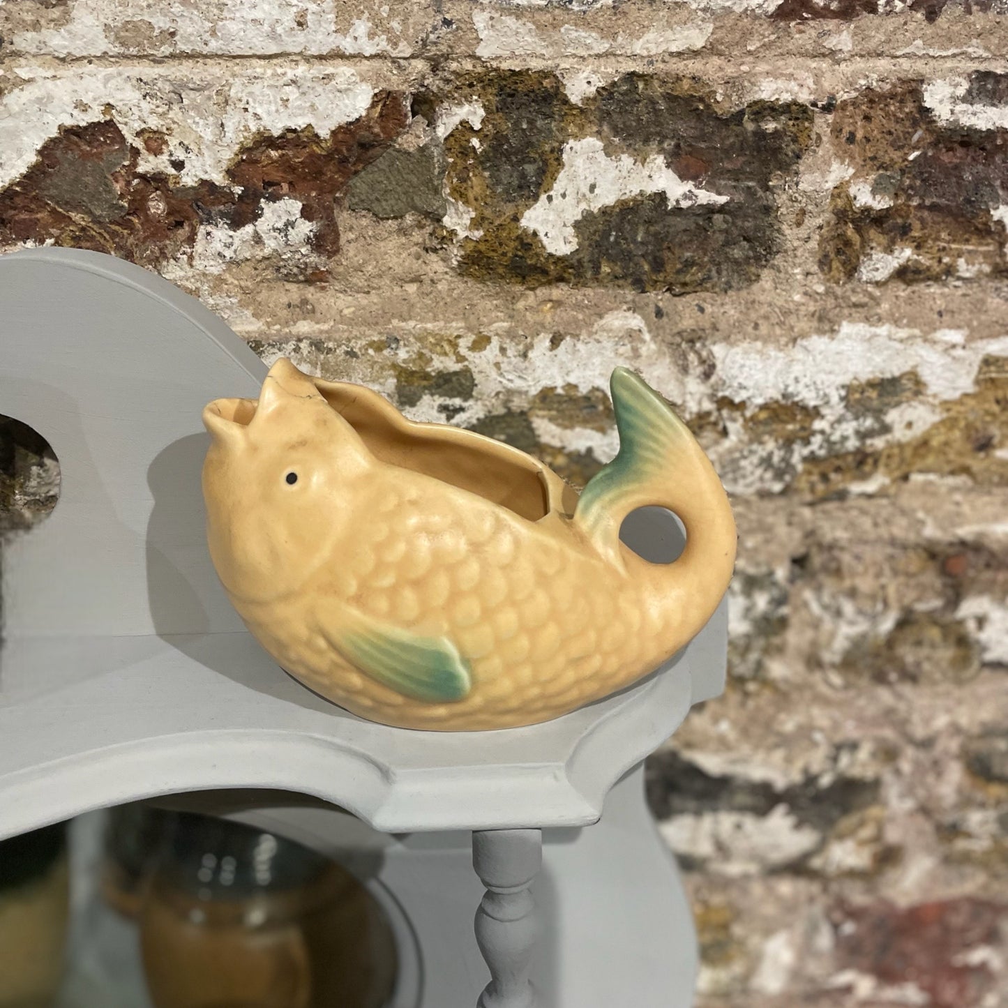 Vintage 1930s Shorter & Son fish jug