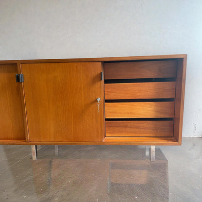 Florence Knoll Walnut Credenza