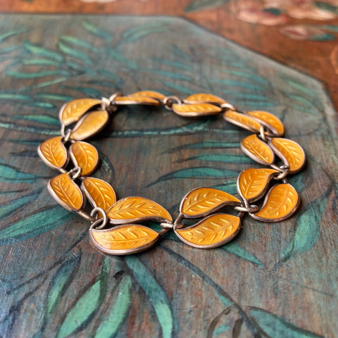 David Andersen Leaf Bracelet