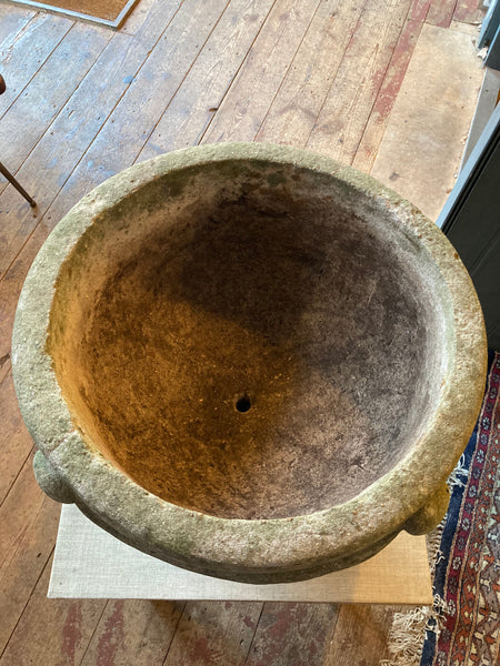 Weathered Stone Urn Planter