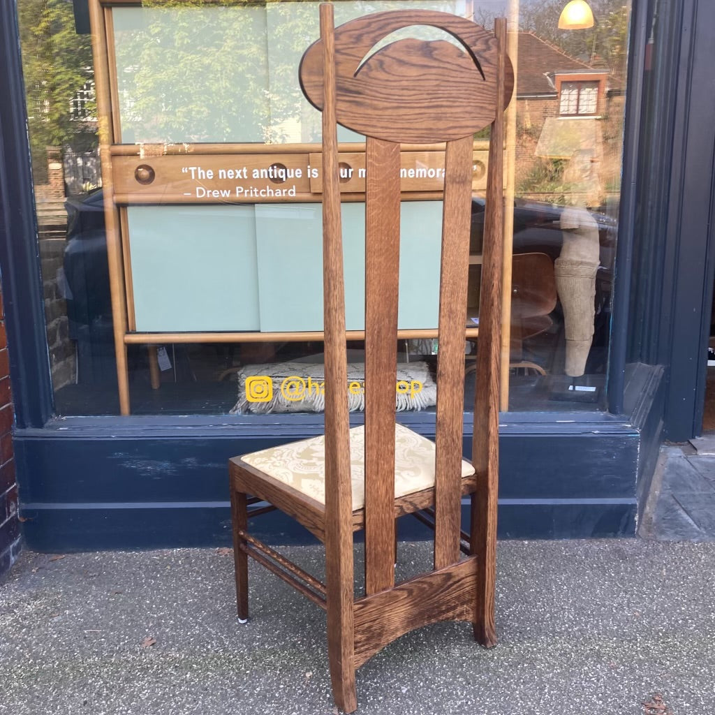 Eight Mackintosh Style Argyle Chairs