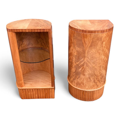 Pair of Art Deco Bedside Tables