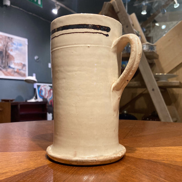 Pretty Brown Stoneware Jug