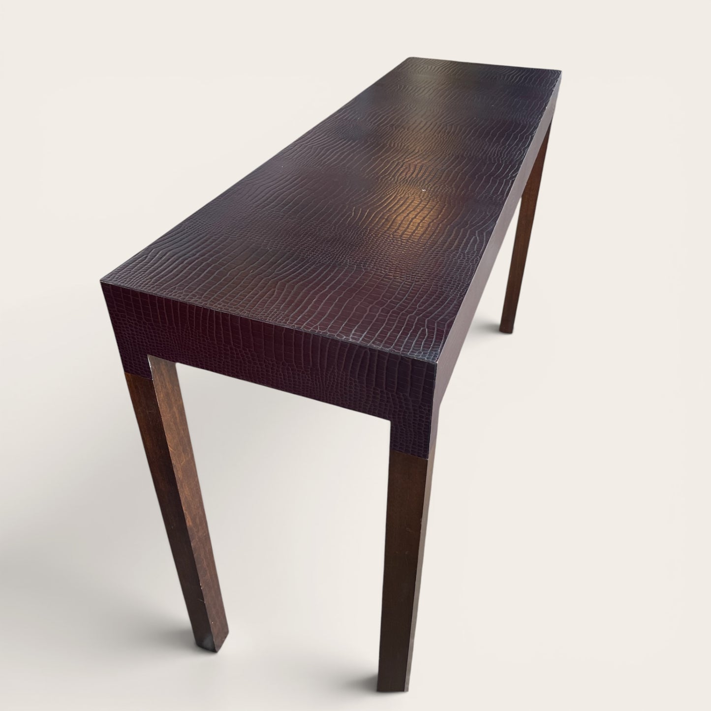 Alma Crocodile Console Table