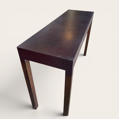 Alma Crocodile Console Table