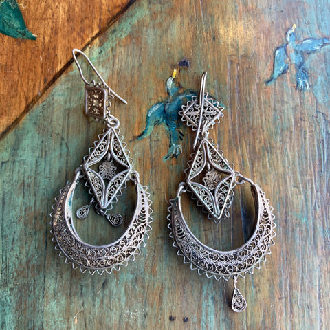 Silver Teardrop Earrings