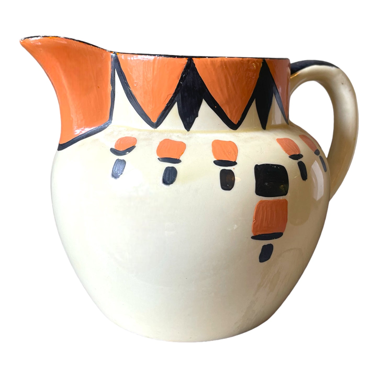Handpainted Art Deco Jugs