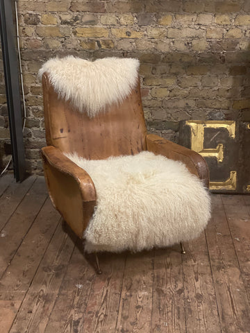 Marco Zanuso Leather Chair