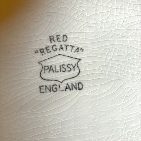 Palissy Red Regatta Platter