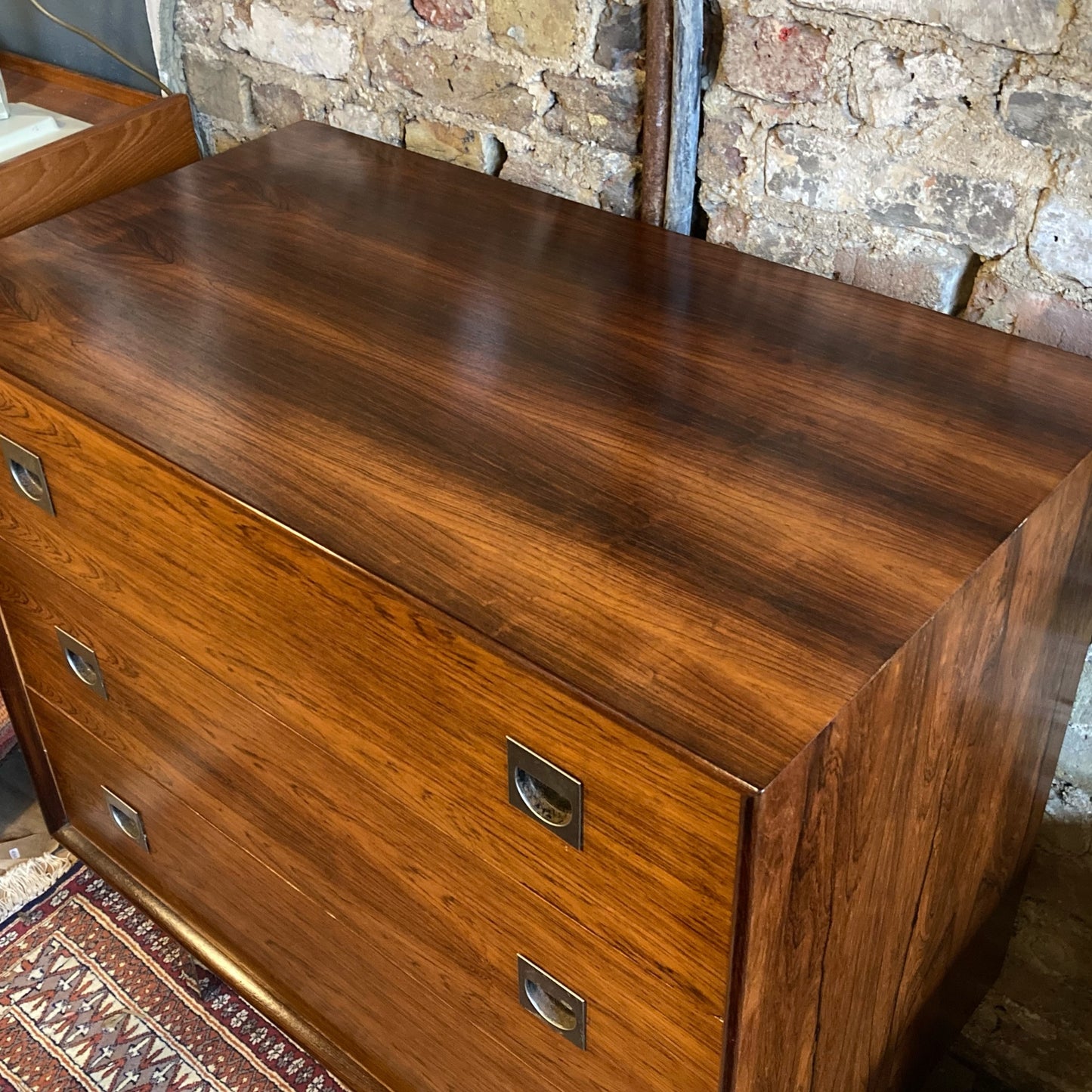 Vintage Rosewood Chest Of Drawers