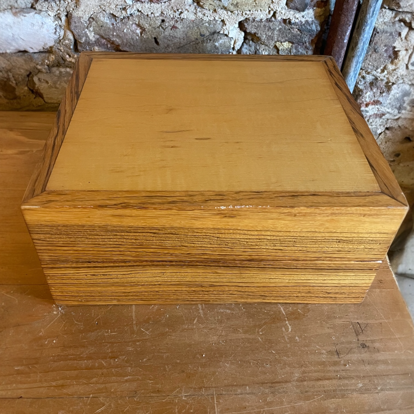 Rosewood & Maple Storage Box