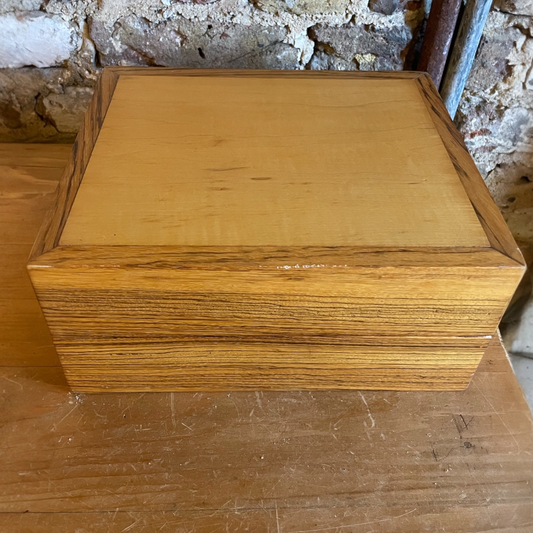 Rosewood & Maple Storage Box