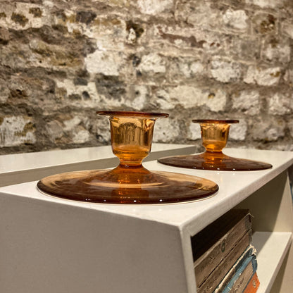 Pair Of Art Deco Candlesticks