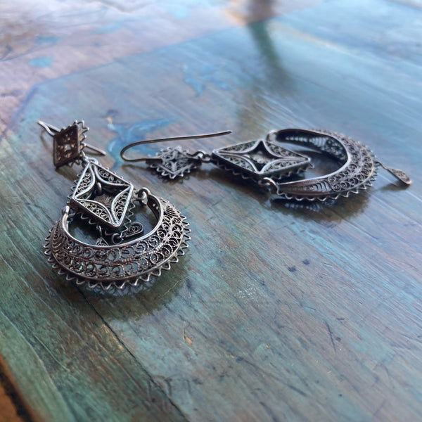 Silver Teardrop Earrings