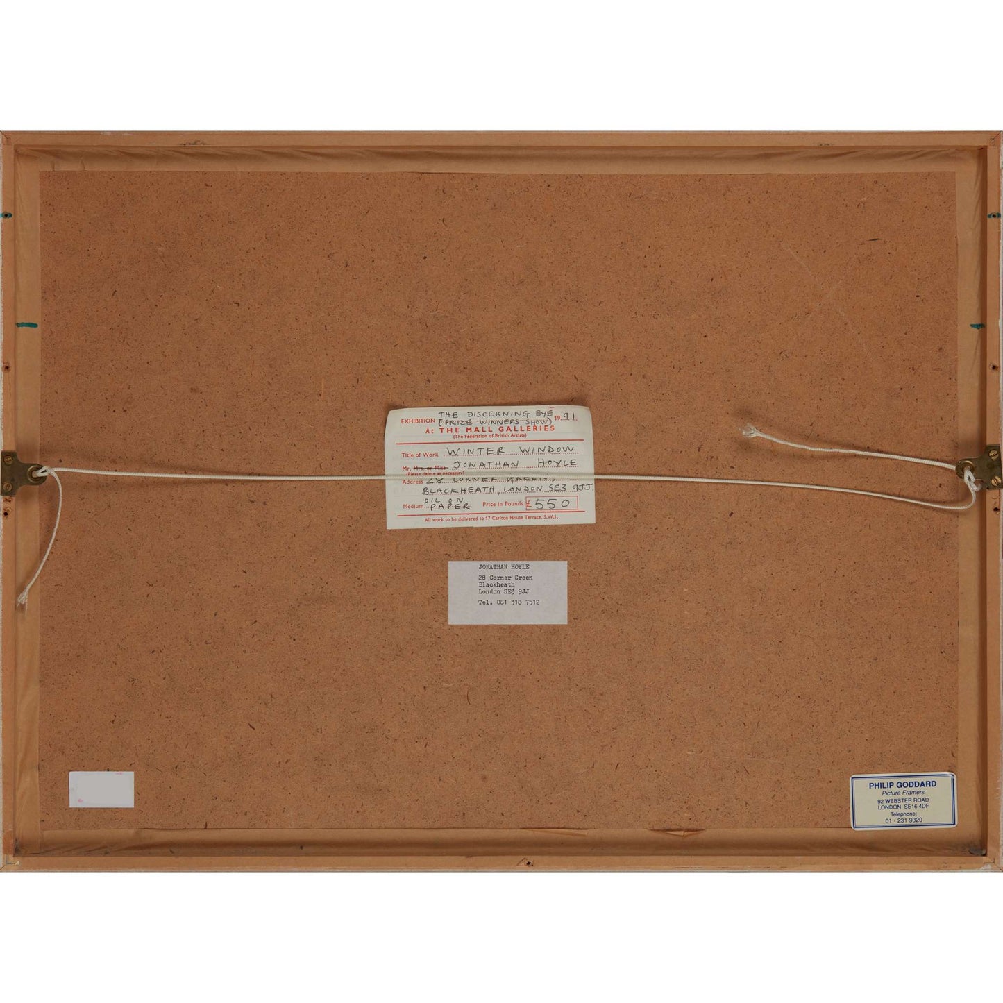 Jonathan Hoyle Winter Window