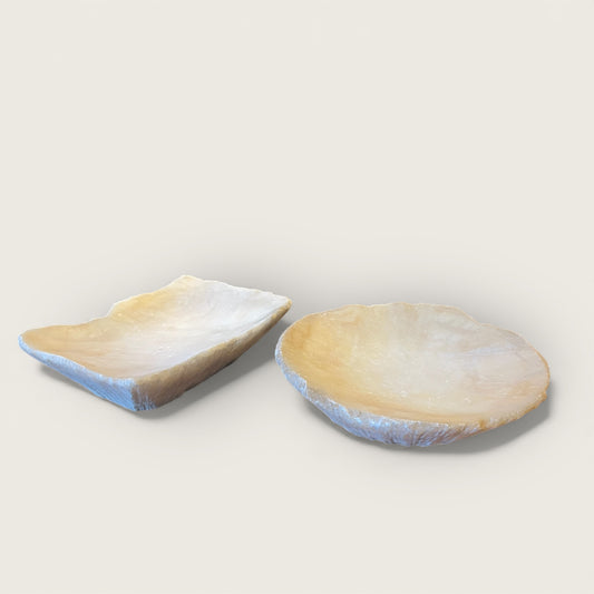 Rustic Alabaster Bowls