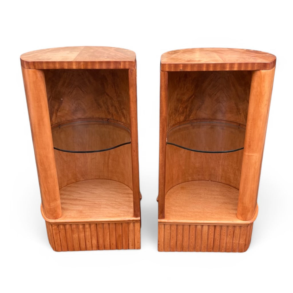 Pair of Art Deco Bedside Tables