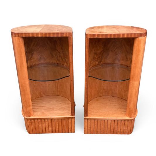 Pair of Art Deco Bedside Tables