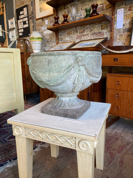 Weathered Stone Urn Planter