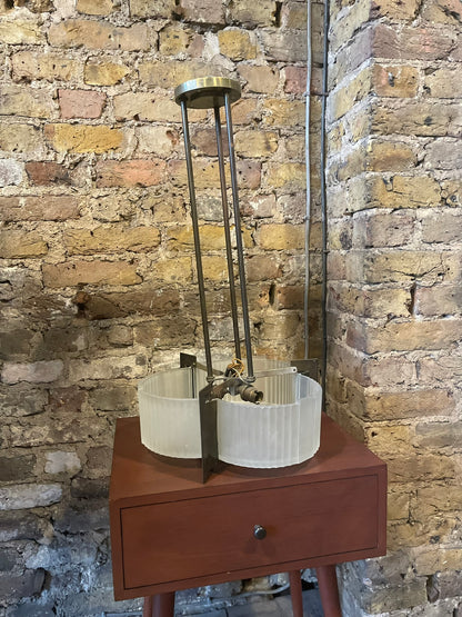 Art Deco Frosted Glass Light