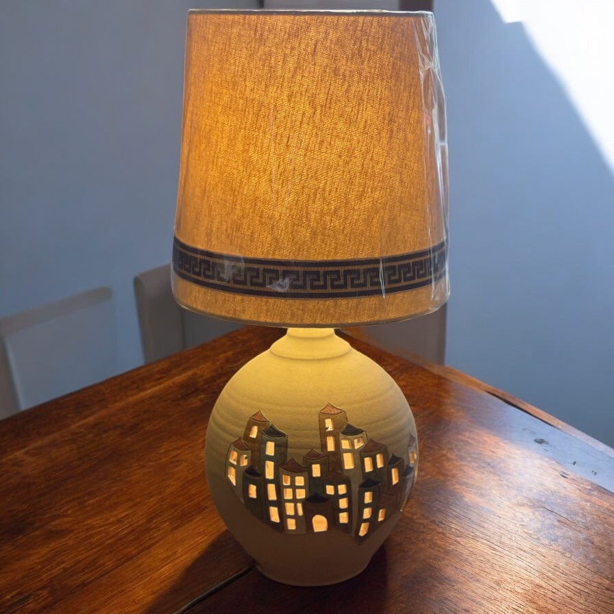 Vintage Clay Table Lamp