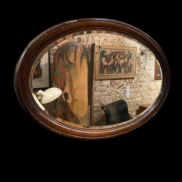 Edwardian Mahogany Mirror