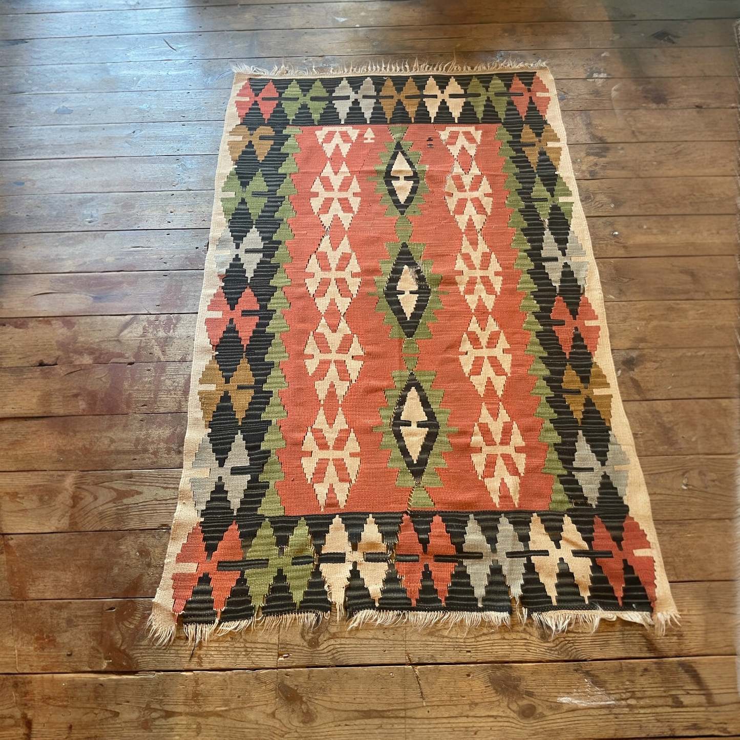 Vintage Persian Shiraz Rug