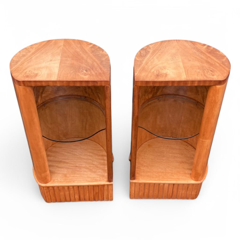 Pair of Art Deco Bedside Tables