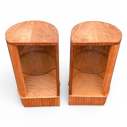 Pair of Art Deco Bedside Tables
