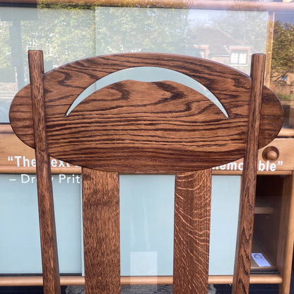 Eight Mackintosh Style Argyle Chairs