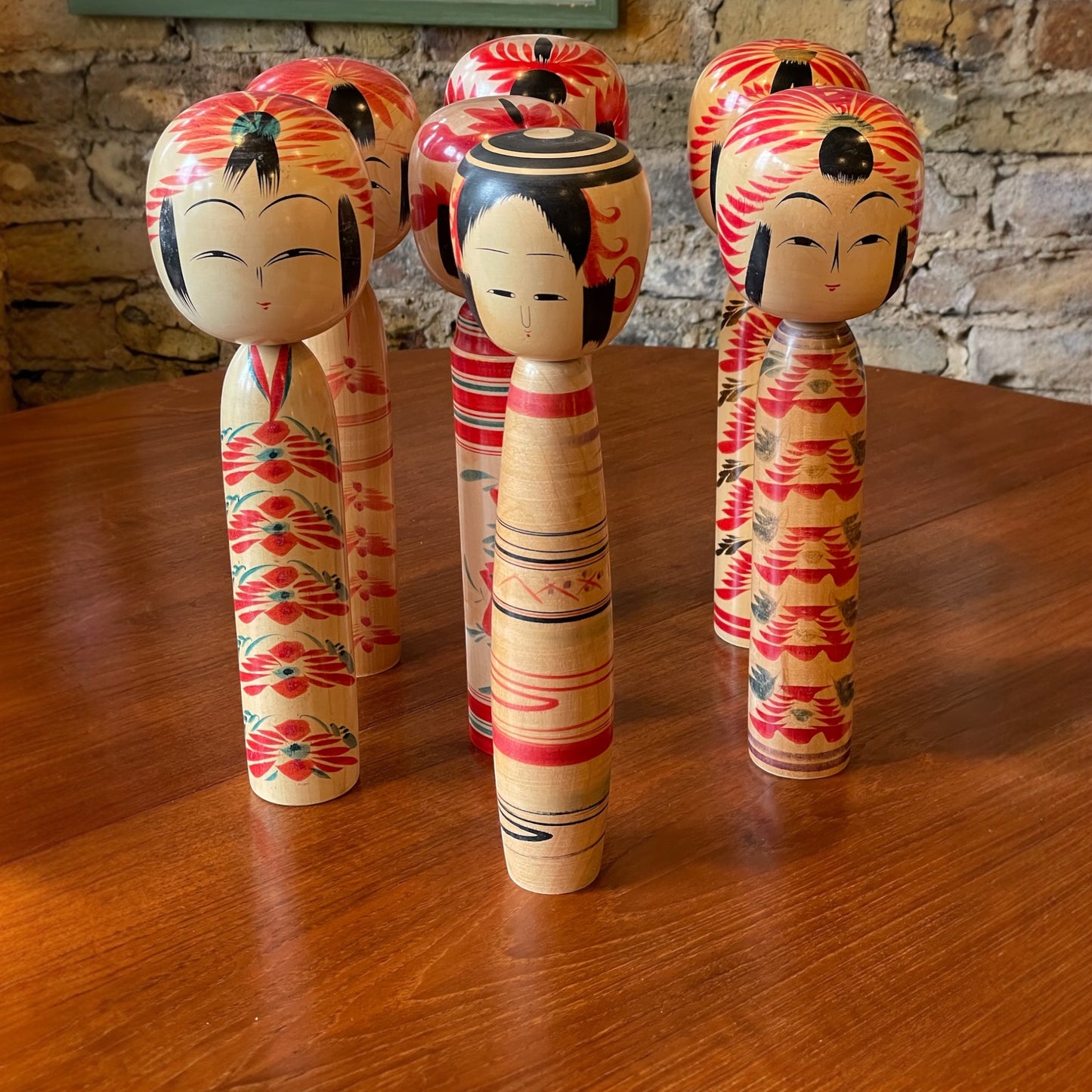 Vintage Japanese Kokeshi Dolls