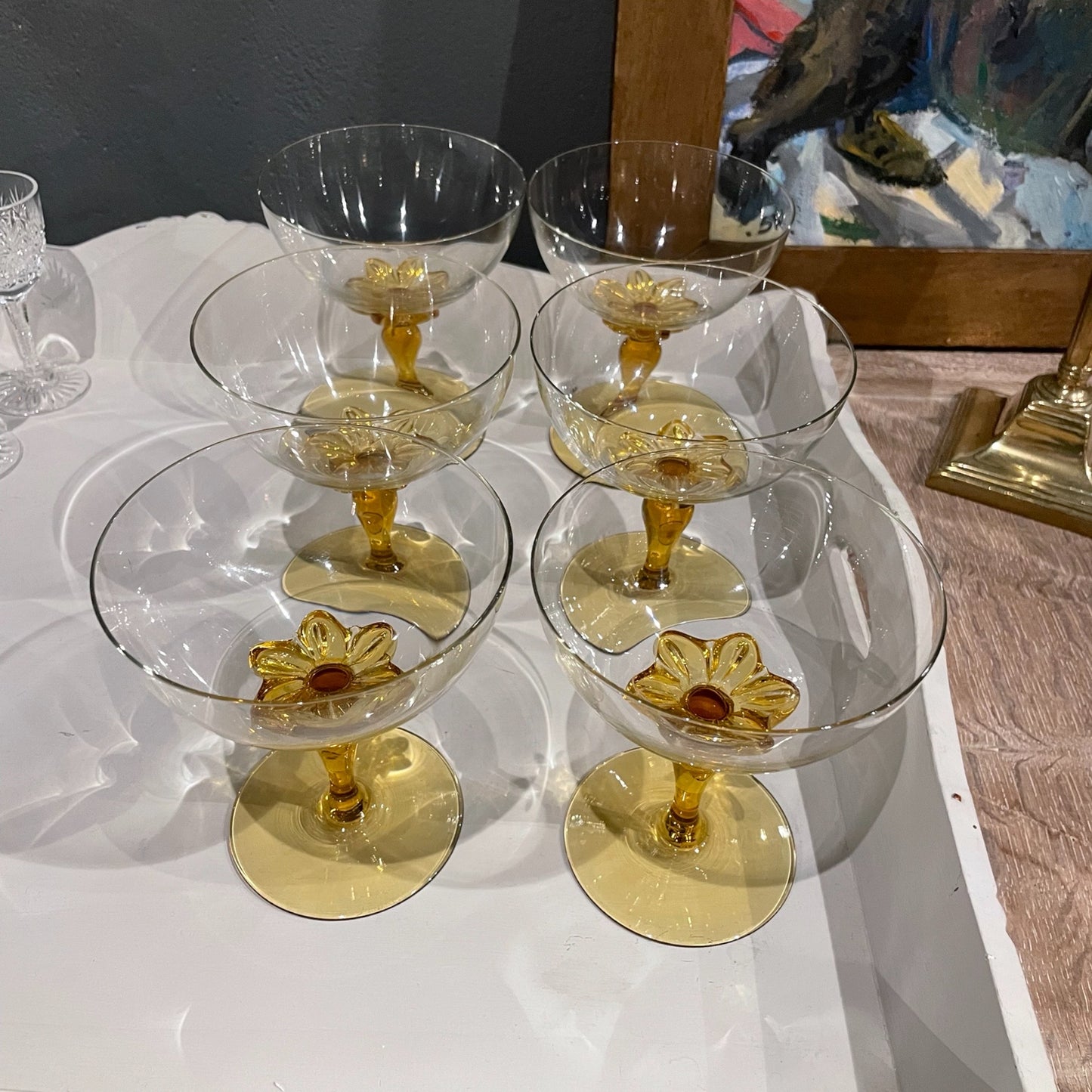 Six Sixties champagne coupes