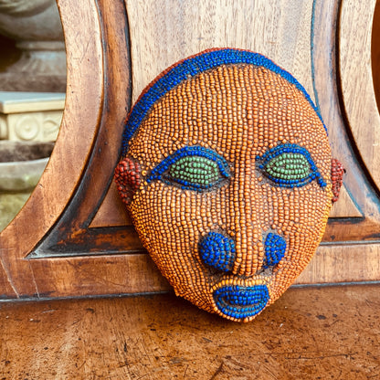 Small Beaded Clay Mask