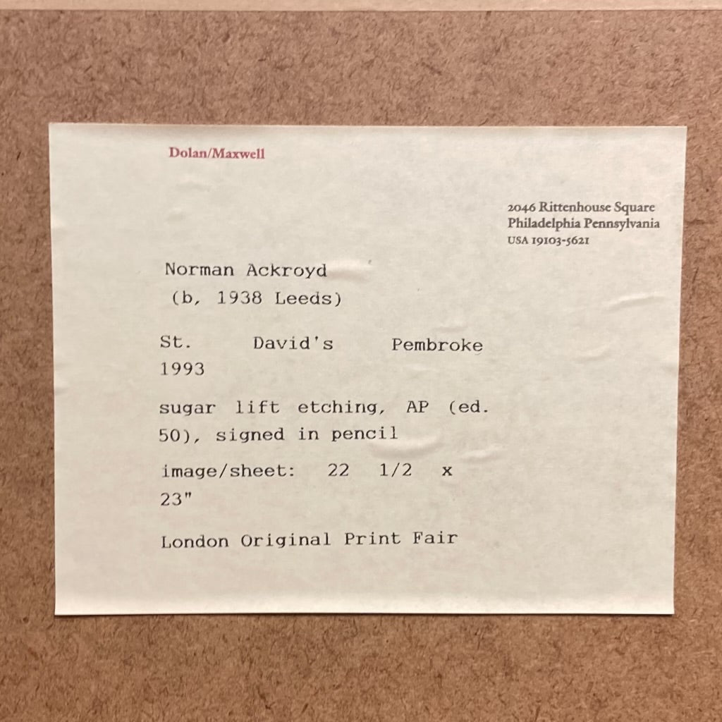 Norman Ackroyd, Buildwas Abbey