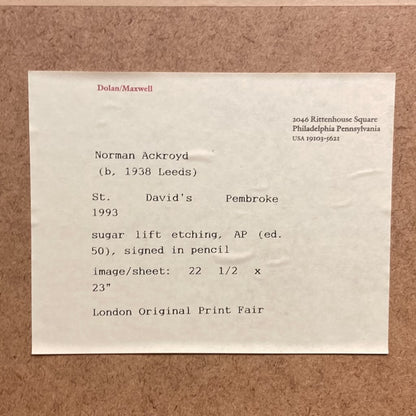 Norman Ackroyd, Buildwas Abbey