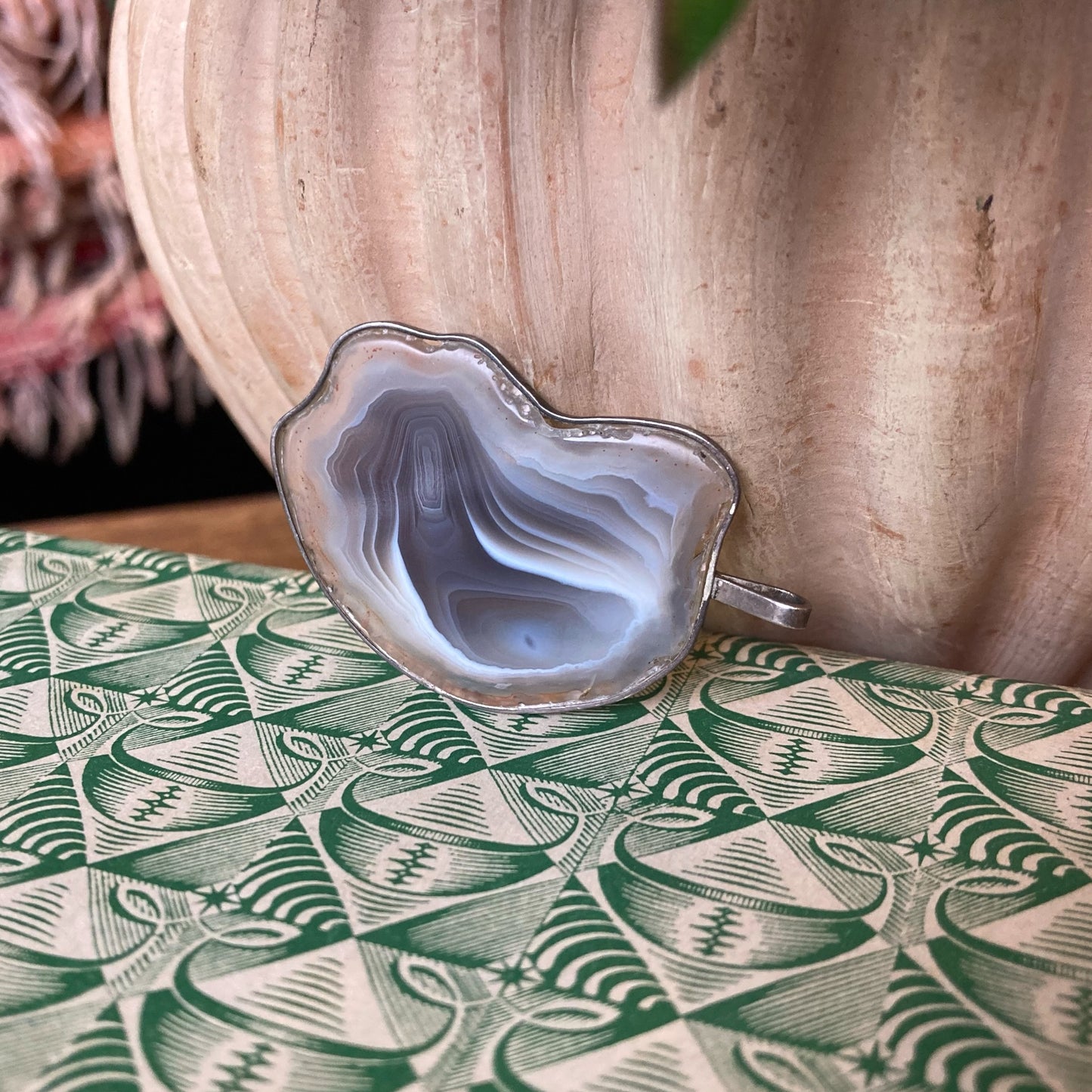 Seventies Agate Pendant