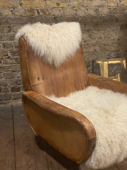 Marco Zanuso Leather Chair