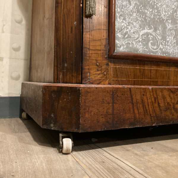 Inlaid Walnut Music Cabinet